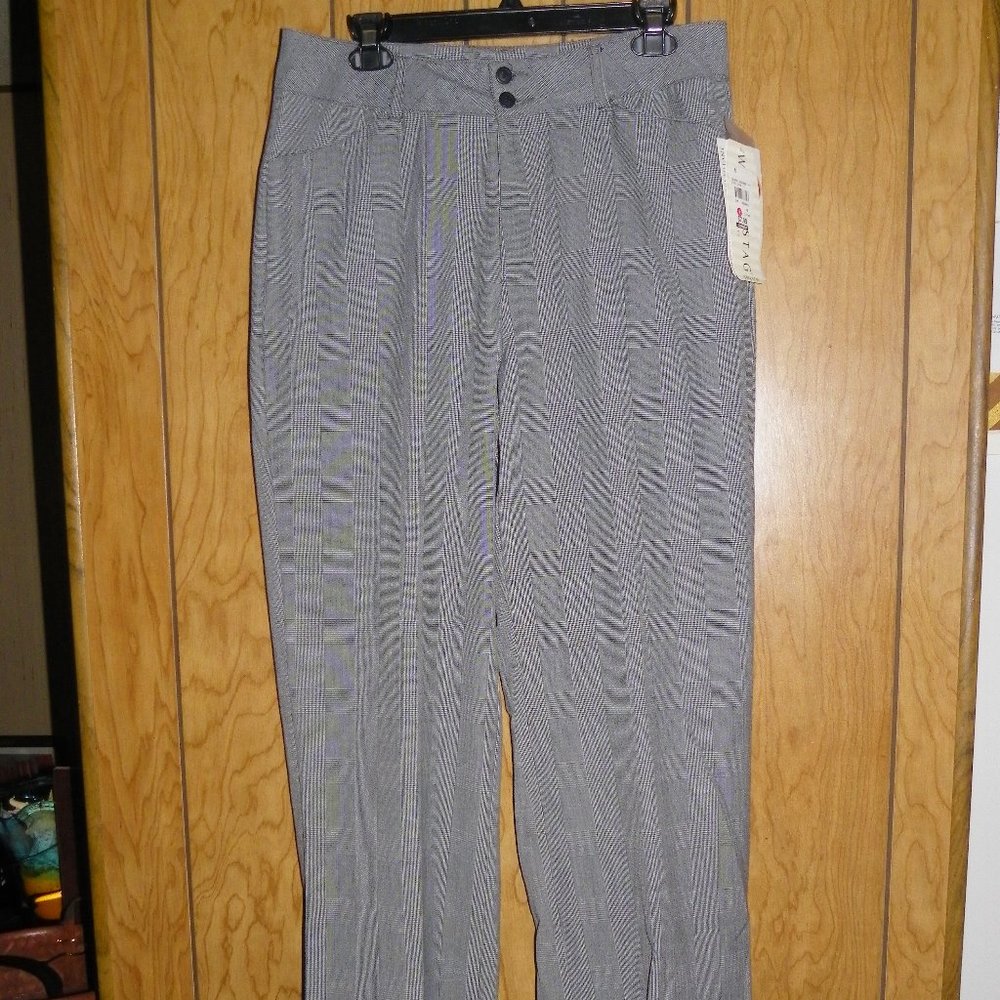 WHITE STAG Stretch Pattern Pant Size 14 NWT